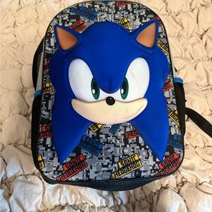 Sonic the Hedgehog Kids Backpack - Blue and Black